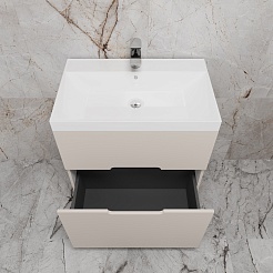 Style Line Тумба с раковиной Матис 70 крем – фотография-6